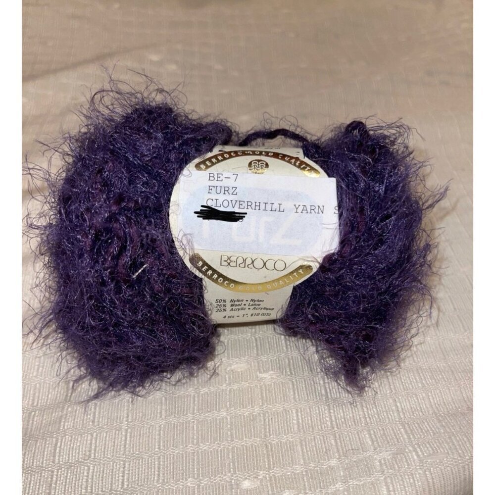 1 Skein Discontinued Berroco Gold Quality Furz Aran Wt Yarn